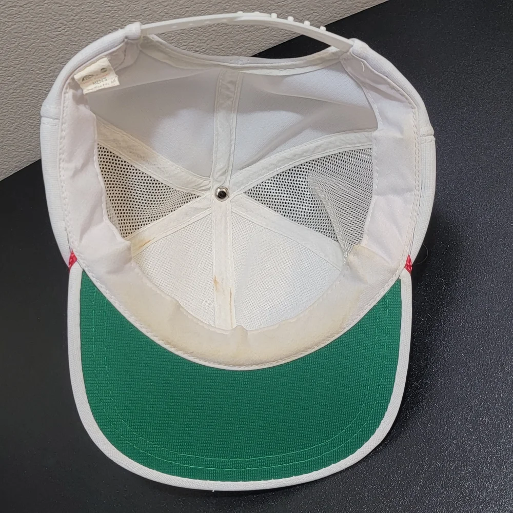Vintage Ya Golf Country Club White Mesh / Red Rope Snapback Adjustable Hat Men's